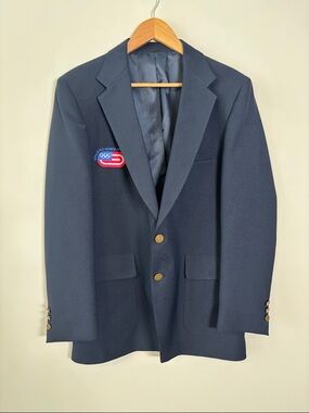 Vintage Levi’s Action Suit Sta-Prest Vitalis Olympics Blazer 42R